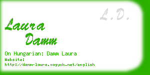 laura damm business card